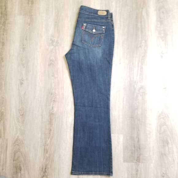 Levis 526 Women's Slender Boot Cut Jeans Size 12 S/C Very Good Condition - Picture 3 of 15